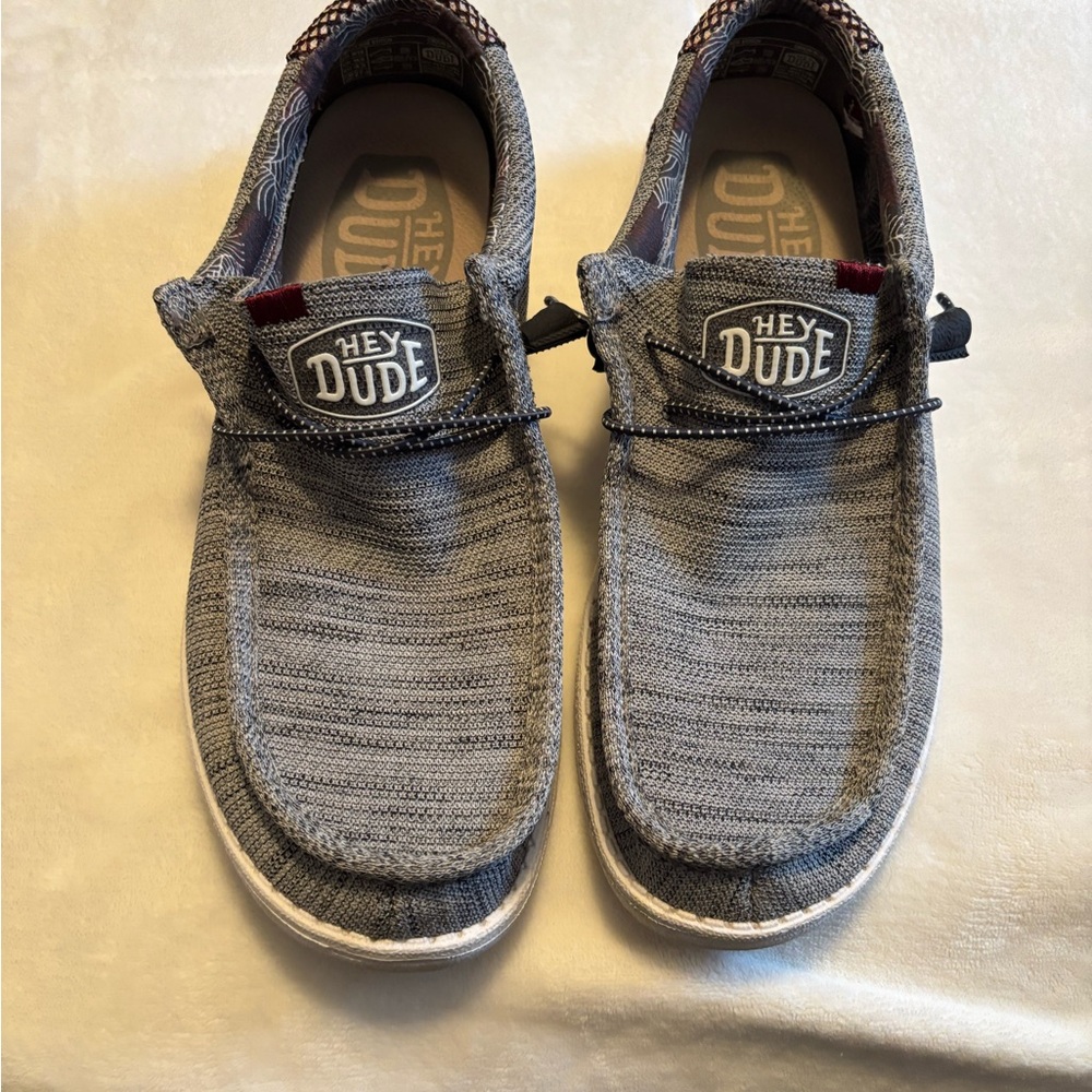 Hey Dude Charcoal Slip-On Shoes